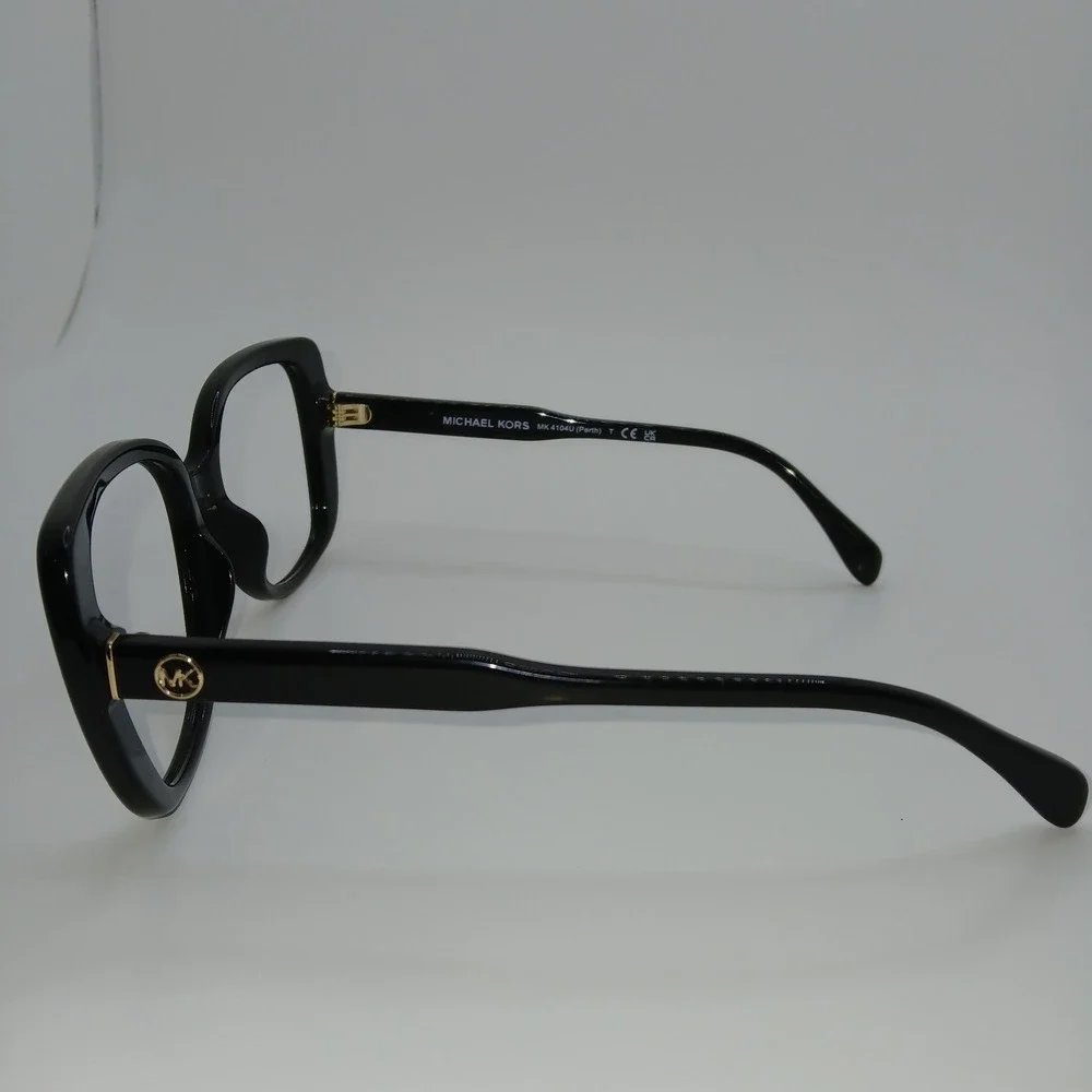 Michael Kors Perth MK4104U Womens Eyeglasses Frame Black Full Rim 53-18-140 mm